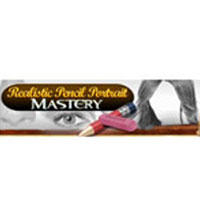 Realistic Pencil Portrait Mastery Logo